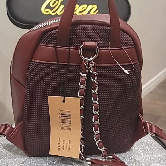 Steve Madden BGemma Rhinestone Backpack- Wine main image 8